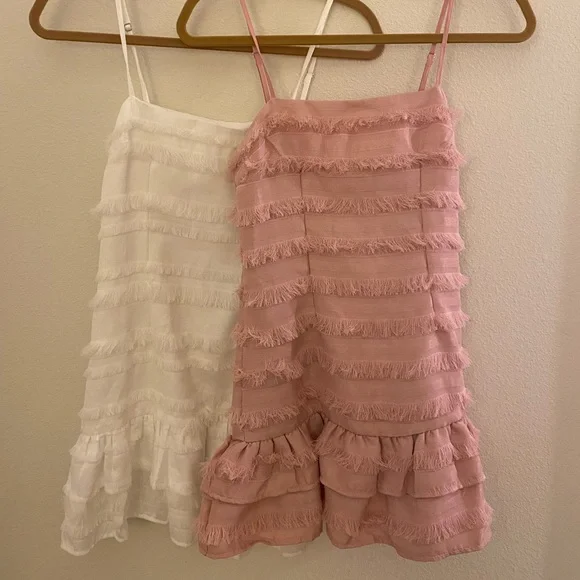 (2x host pick!) Princess Polly Molina drop waist mini dresses both with tags - Picture 4 of 12